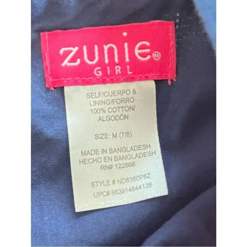 Zunie Girl Floral Sleeveless Ruffle Dress